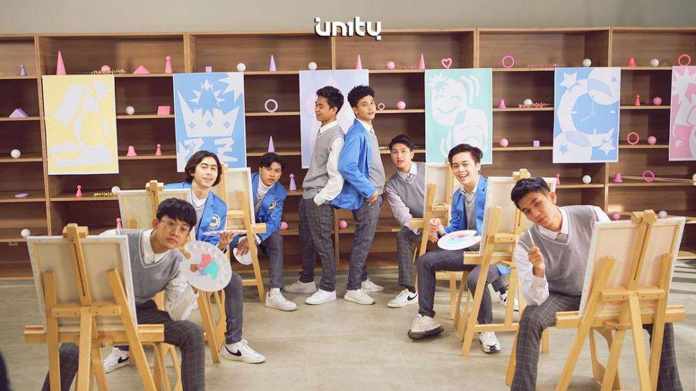 UN1TY di balik layar syuting MV single 'Baby' (instagram.com/un1ty_official)