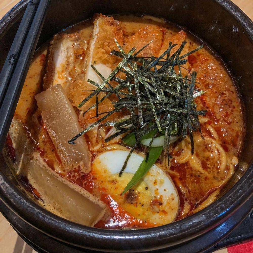 Ilustrasi menu ramen di Ramen 1, Cibinong (instagram.com/hungryforf00d)