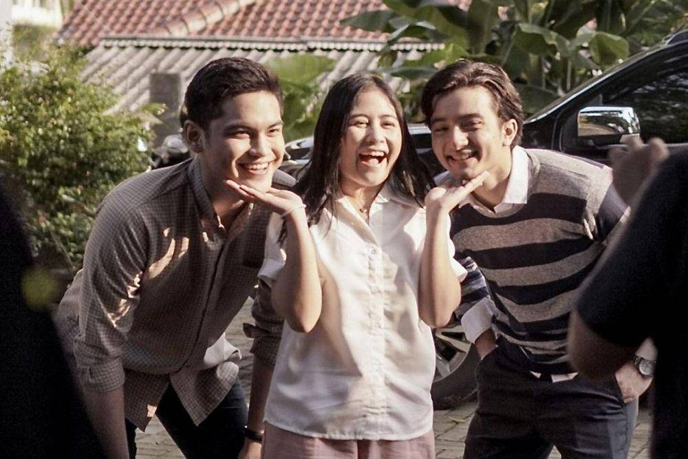 Irzan Faiq, Prilly Latuconsina, dan Bryan Domani (dok. TrueID)