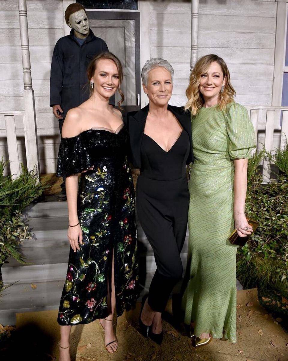 Andi Matichak, Jamie Lee Curtis, Judy Greer (instagram.com/andimatichak)