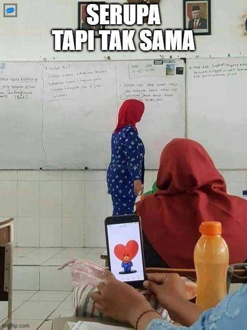 meme serupa tapi tak sama (twitter.com/txtdaripelajar)