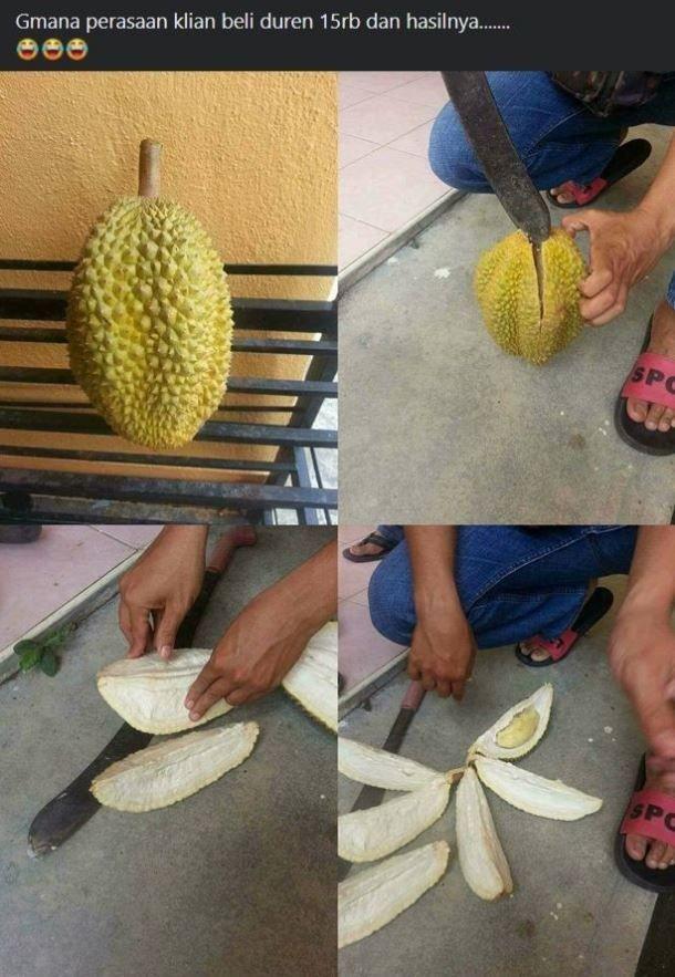 kupas buah gak sesuai ekspektasi (facebook.com/helmy.grosirkaosdistro)