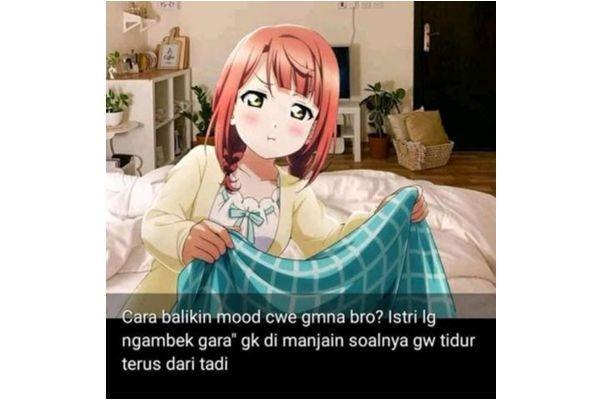 Ras Terkuat, 10 Status Kocak Imajinasi Wibu Punya Pacar Tokoh Anime