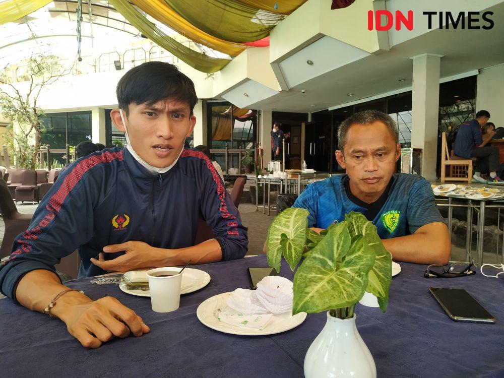 Atlet jalan cepat 20 kilometer serta 50 kilometer asal Jawa Barat (Jabar), Hendro alias Koh Lung (IDN Times-Azzis Zulkhairil)