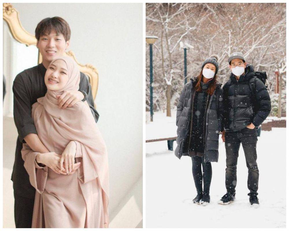 Dae Hoon dan Julia (Instagram.com/juliaprt7) | Gina dan Jay (Instagram.com/kimbabfamily.official)