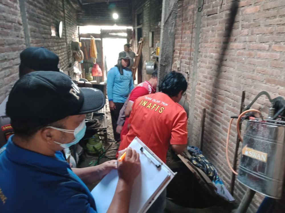 Polisi melakukan olah TKP di lokasi kejadian. IDN Times/ istimewa