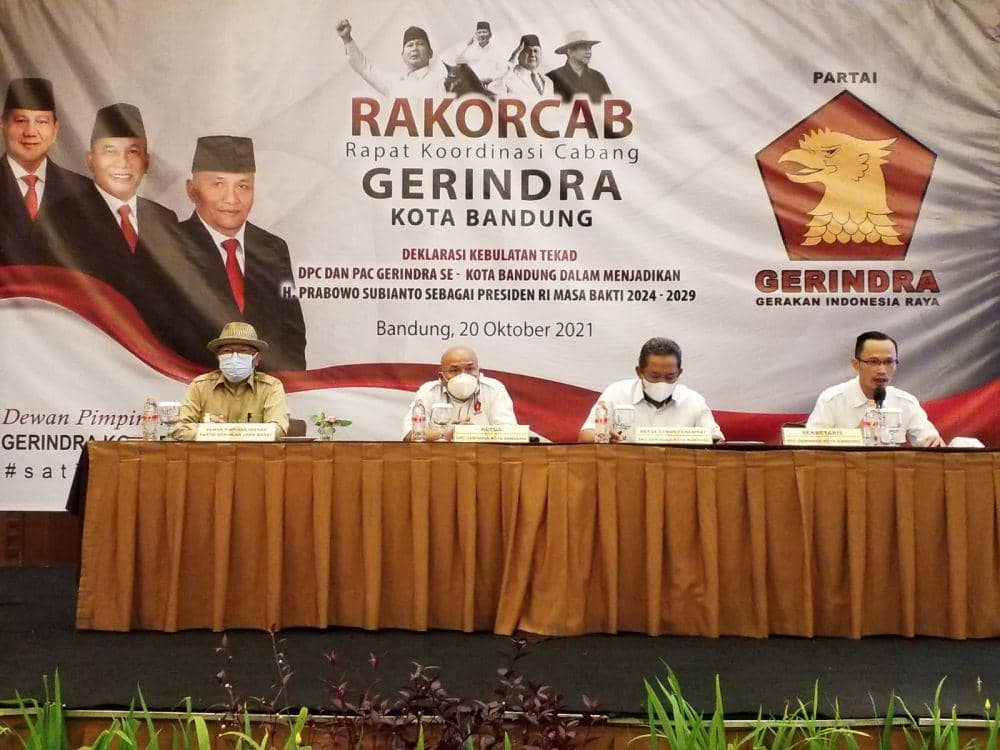 Gerinda Kota Bandung Ikut Dukung Prabowo Maju Jadi Capres 2024