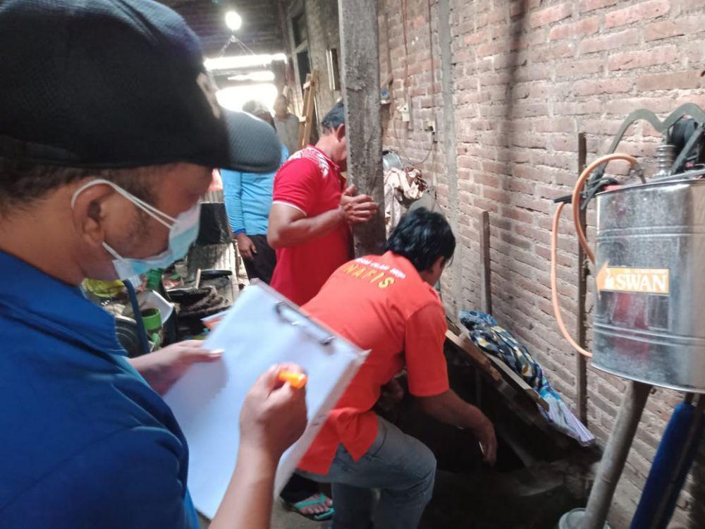 Polisi melakukan olah TKP di lokasi kejadian. IDN Times/ istimewa