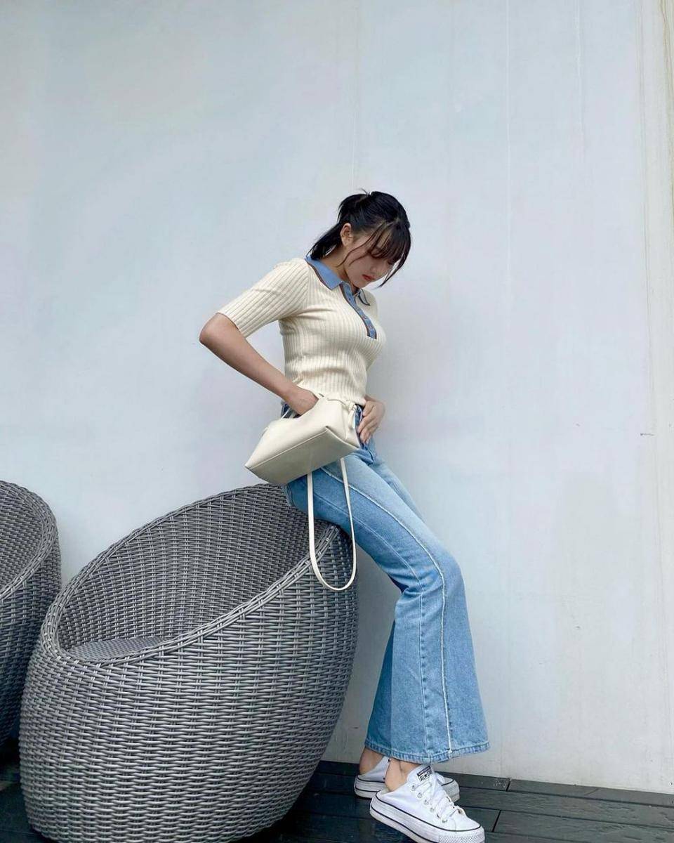 ide outfit casual look ala Yerin (Instagram.com/every_nn)