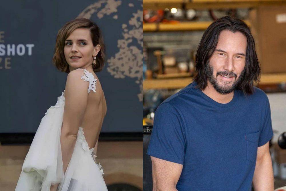 Emma Watson dan Keanu Reeves (instagram.com/emmawatson | imdb.com)