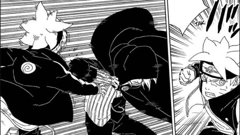 Code lawan Boruto. mangaplus.shueisha.co.jp/Boruto