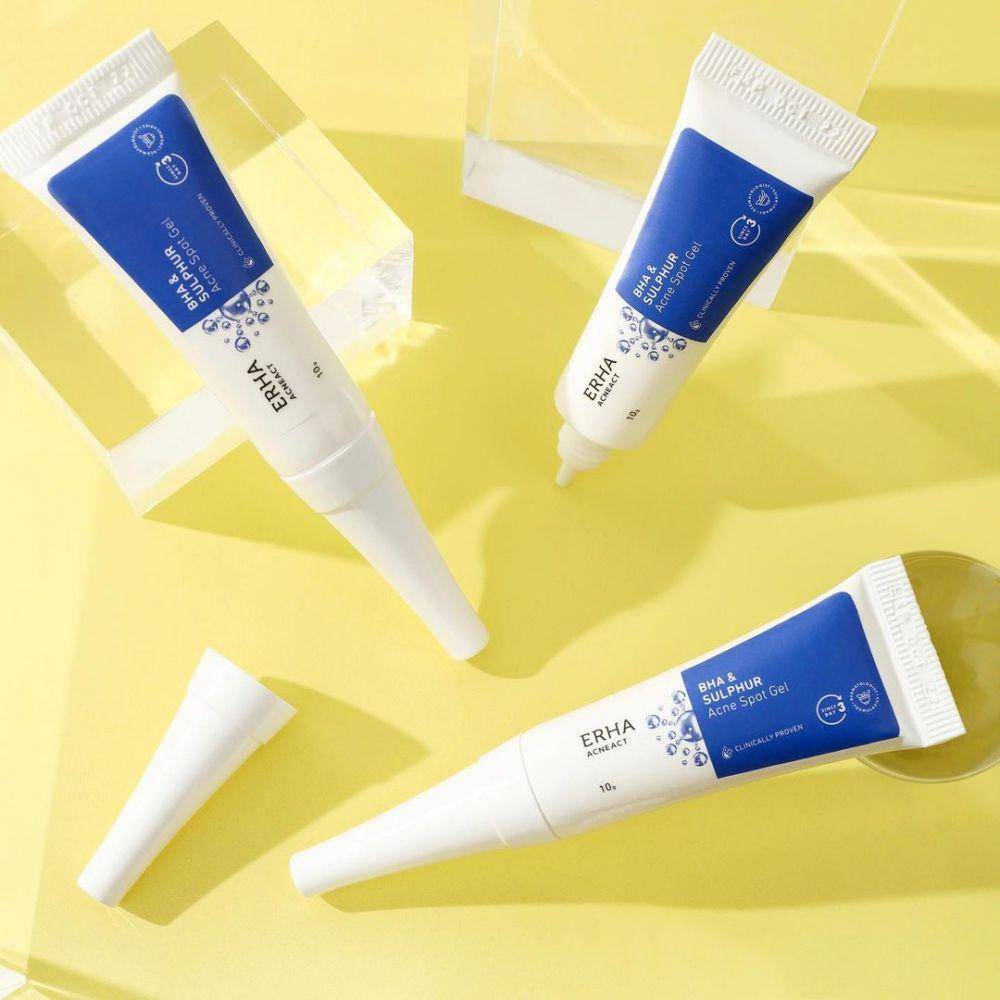 Ilustrasi Erha Acneact BHA and Sulphur Acne Spot (instagram.com/erha_acneact)