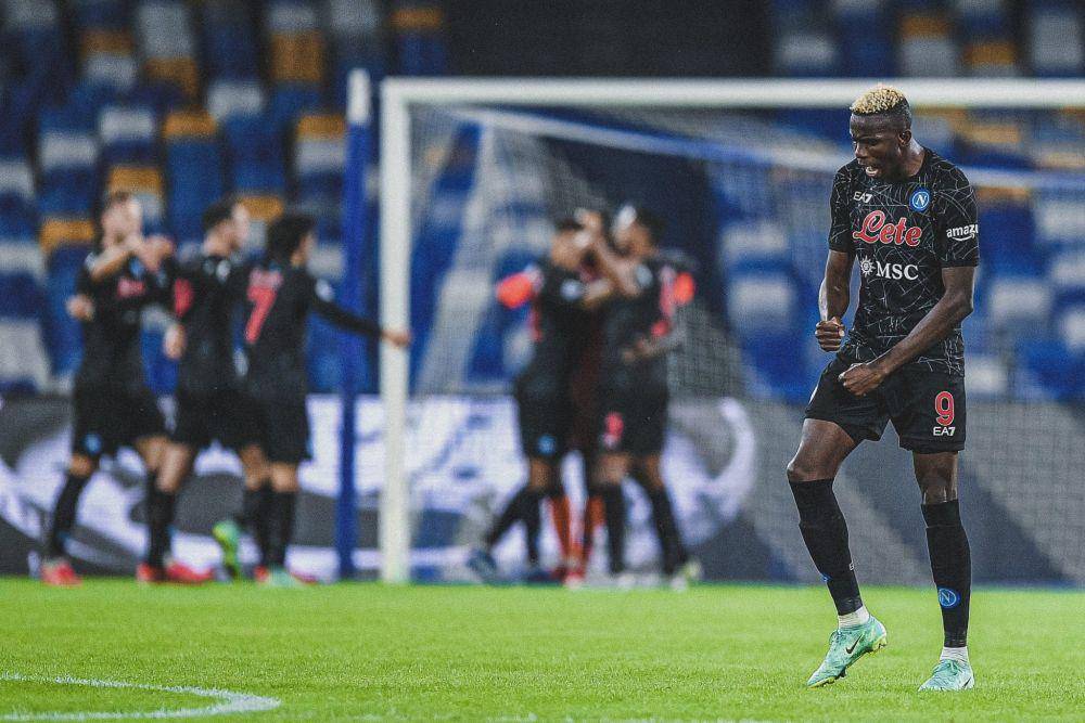 potret selebrasi gol Victor Osimhen (twitter.com/victorosimhen9)
