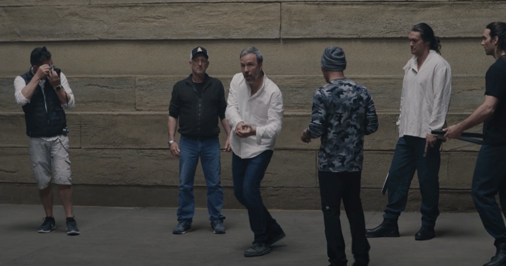 Jason Momoa, Denis Villeneuve, dan para kru (youtube.com/jasonmomoa)