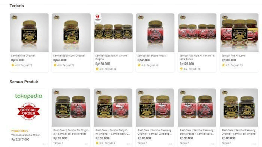 Sambal Raja Roa (Dok. Tokopedia)