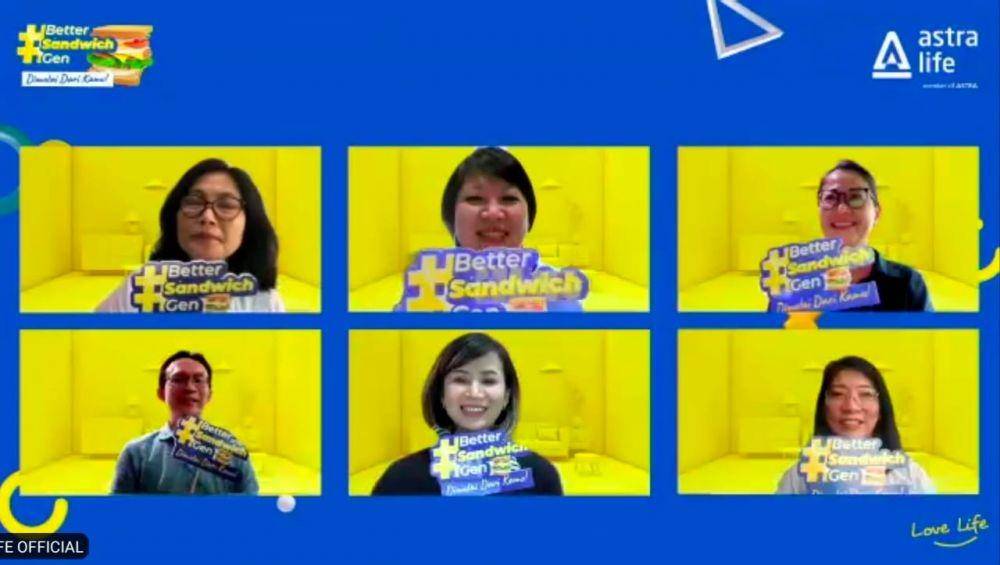 Astra Life #BetterSandwichGen Dimulai Dari Kamu! Virtual Media Gathering 2021 (dok. Tangkapan Layar)