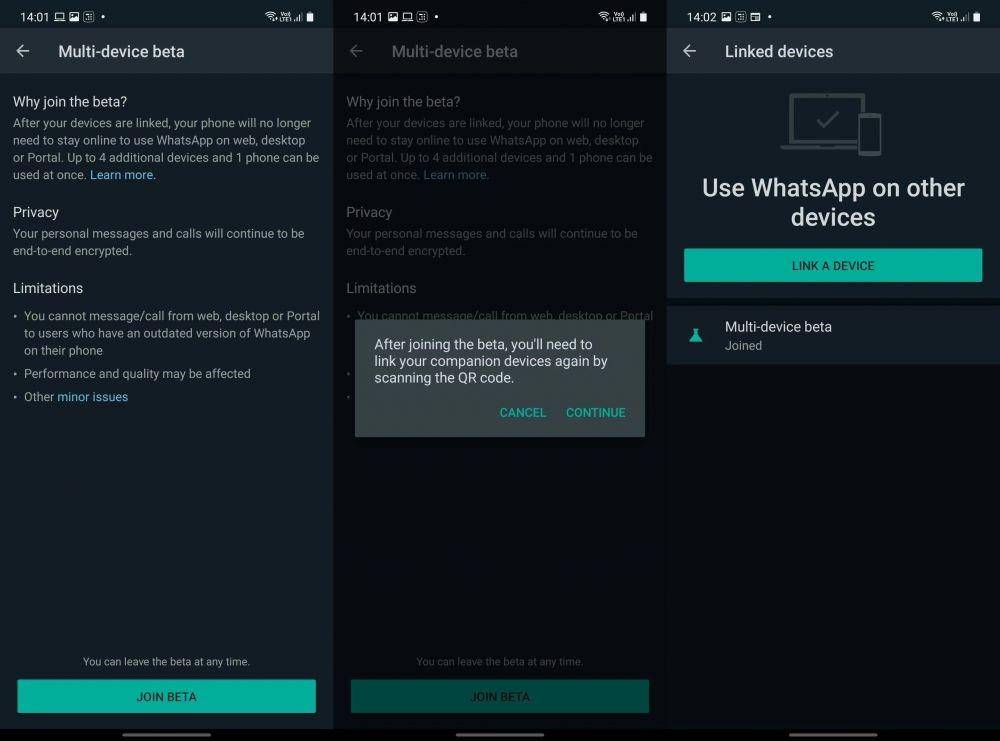opsi fitur multi-device WhatsApp (newsupdate.uk)