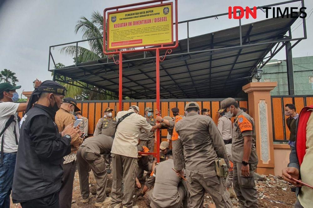 Satpol PP Kota Depok Segel Lagi Masjid Ahmadiyah di Sawangan