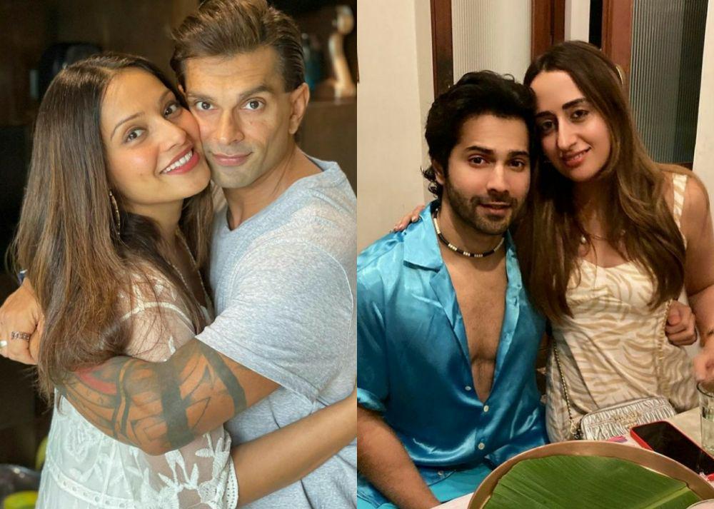 Bipasha Basu, Karan Singh, Varun Dhawan, dan Natasha Dalal (instagram.com/bipashabasu | instagram.com/varundvn)