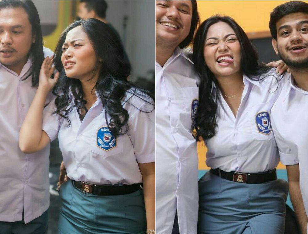 9 Potret Memukau Rachel Vennya Kenakan Baju SMA, Tuai Banyak Pujian!