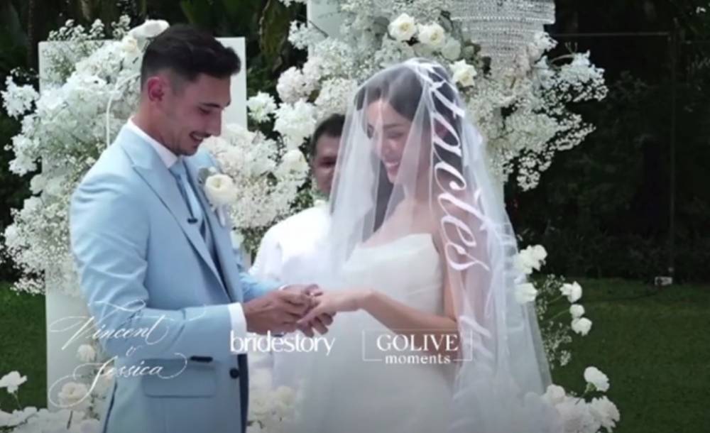 potret pernikahan Jessica Iskandar dan Vincent Veerhag (dok. instagram.com/thebridestory)