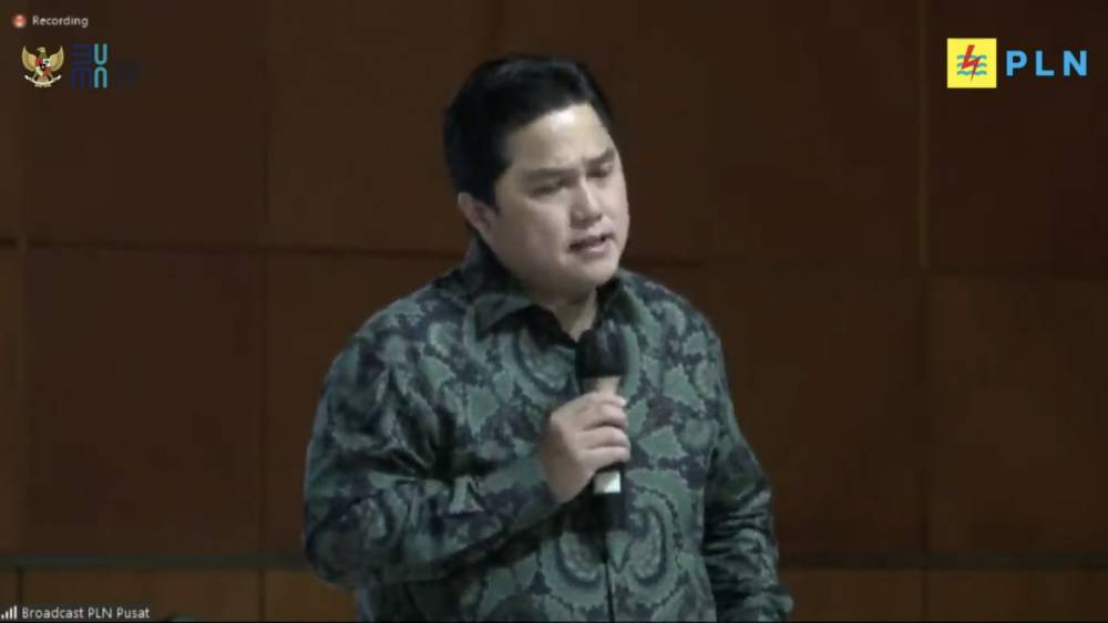 Menteri BUMN, Erick Thohir (dok. Youtube PLN)