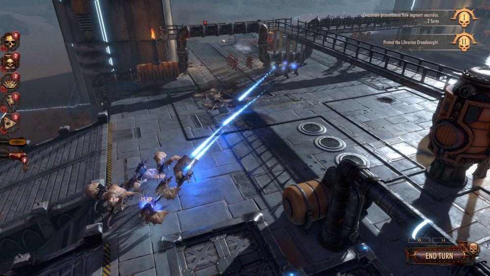 Warhammer 40,000: Battlesector punya gaya visual identik dengan seri Warhammer lainnya. (dok. Black Lab Games/Warhammer 40,000: Battlesector)