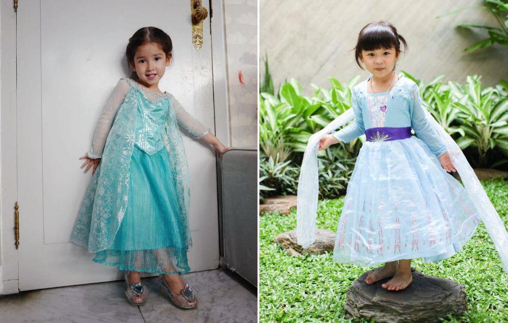 9 Potret Anak Artis Cosplay ala Elsa di Film Frozen, Bikin Gemas!