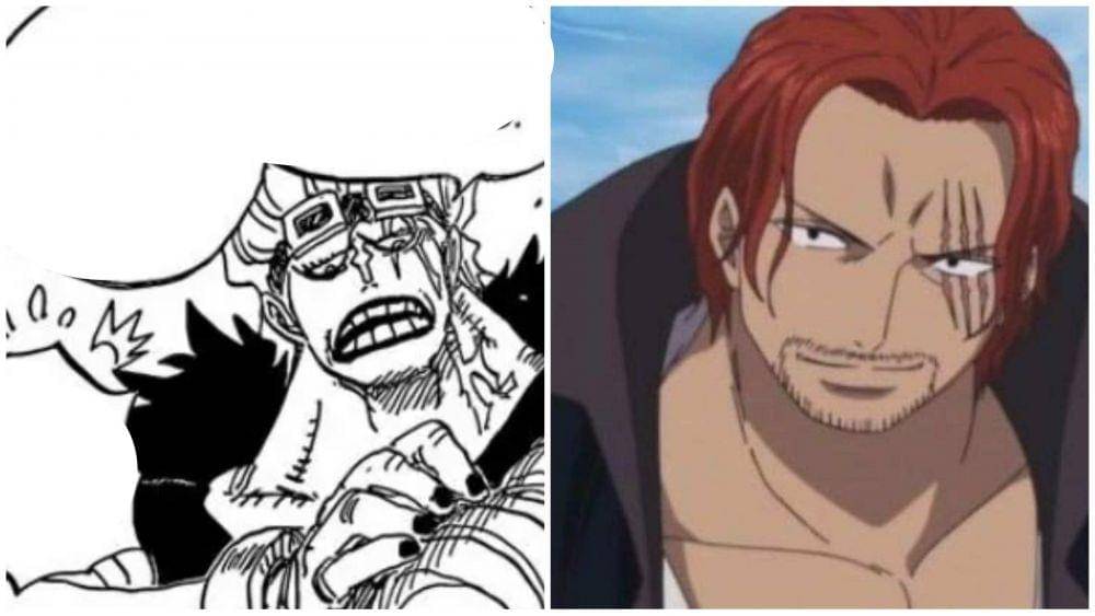 Eustass Kid dan Shanks. Dok. Shueisha