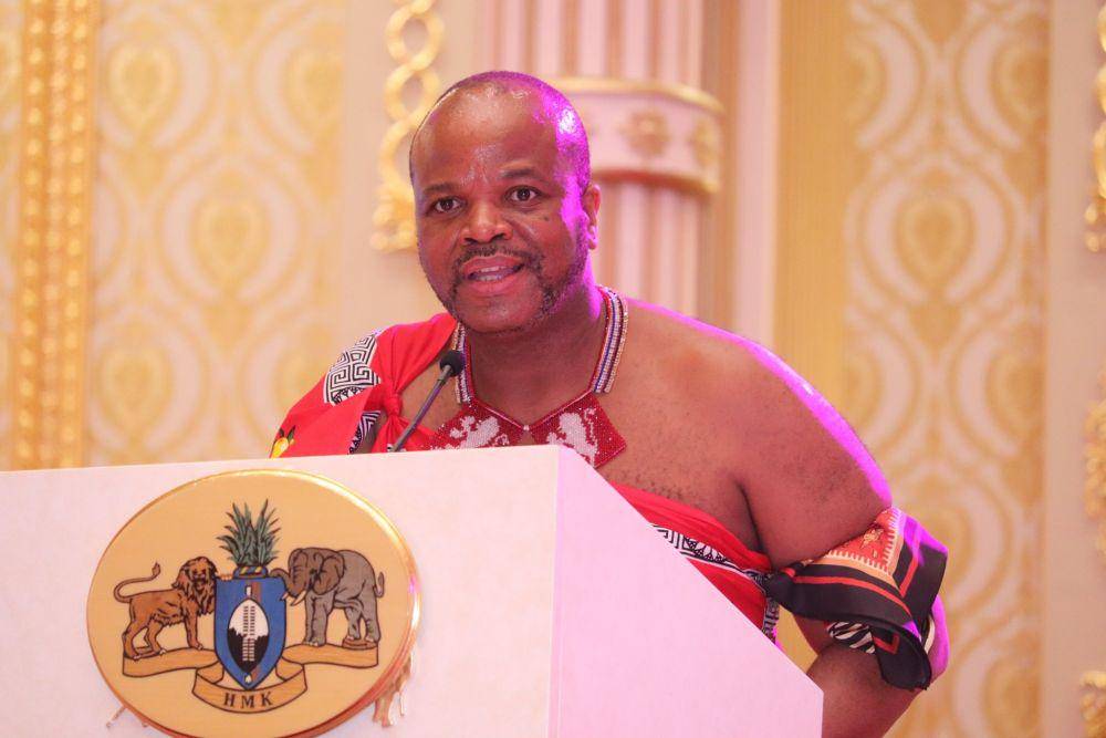 Raja Mswati III dari kerajaan Eswatini (twitter.com/Eswatini Government)