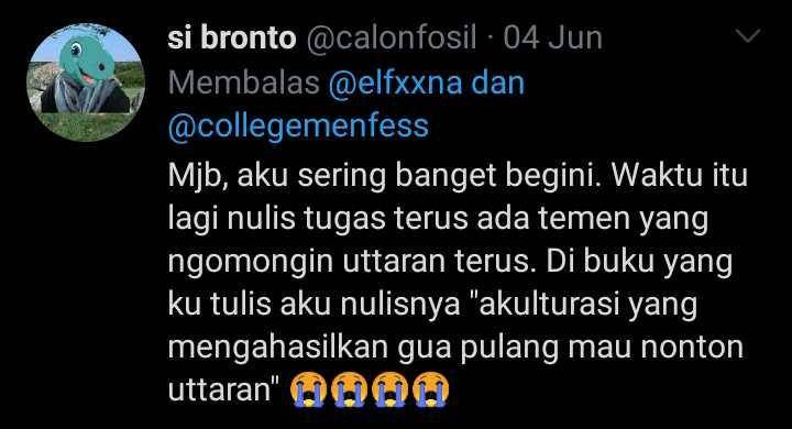 tidak fokus (twitter.com/calonfosil)