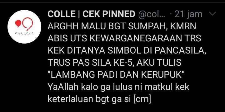 tidak fokus (twitter.com/collegemenfess)