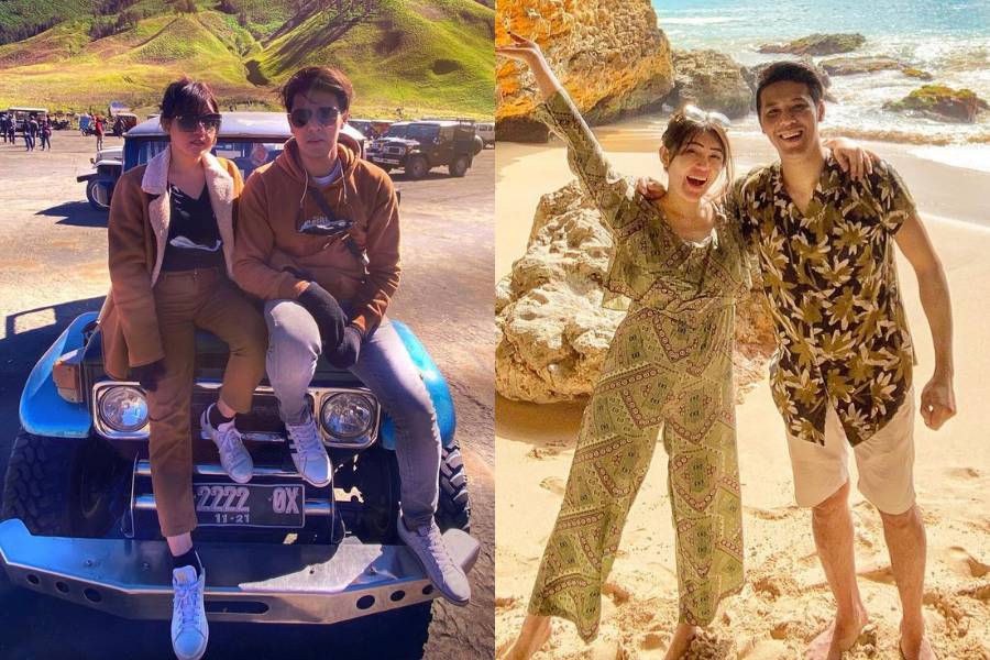 Gaya Couple Via Vallen. (instagram.com/chevra_yo88 / instagram.com/viavallen)