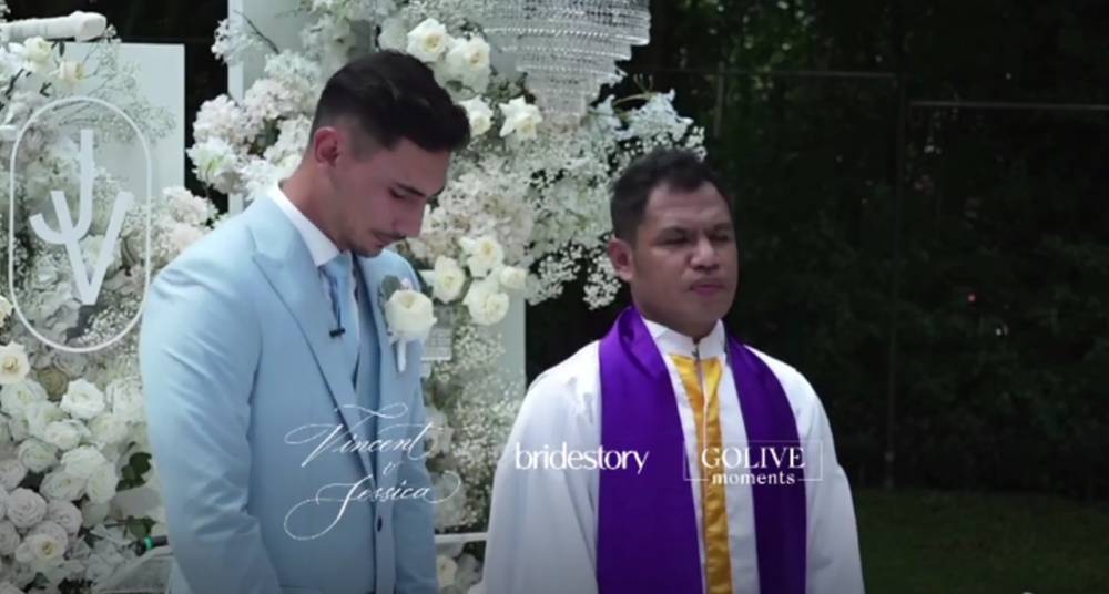 potret pernikahan Jessica Iskandar dan Vincent Veerhag (dok. instagram.com/thebridestory)