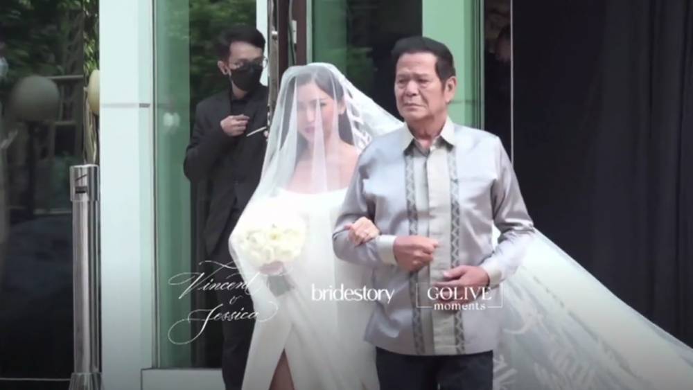 potret pernikahan Jessica Iskandar dan Vincent Veerhag (dok. instagram.com/thebridestory)