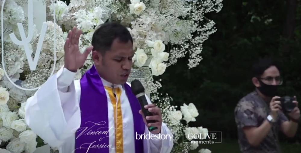 potret pernikahan Jessica Iskandar dan Vincent Veerhag (dok. instagram.com/thebridestory)