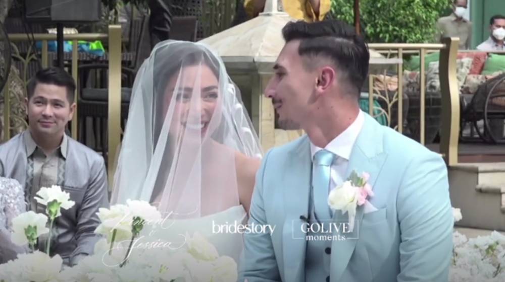 potret pernikahan Jessica Iskandar dan Vincent Veerhag (dok. instagram.com/thebridestory)
