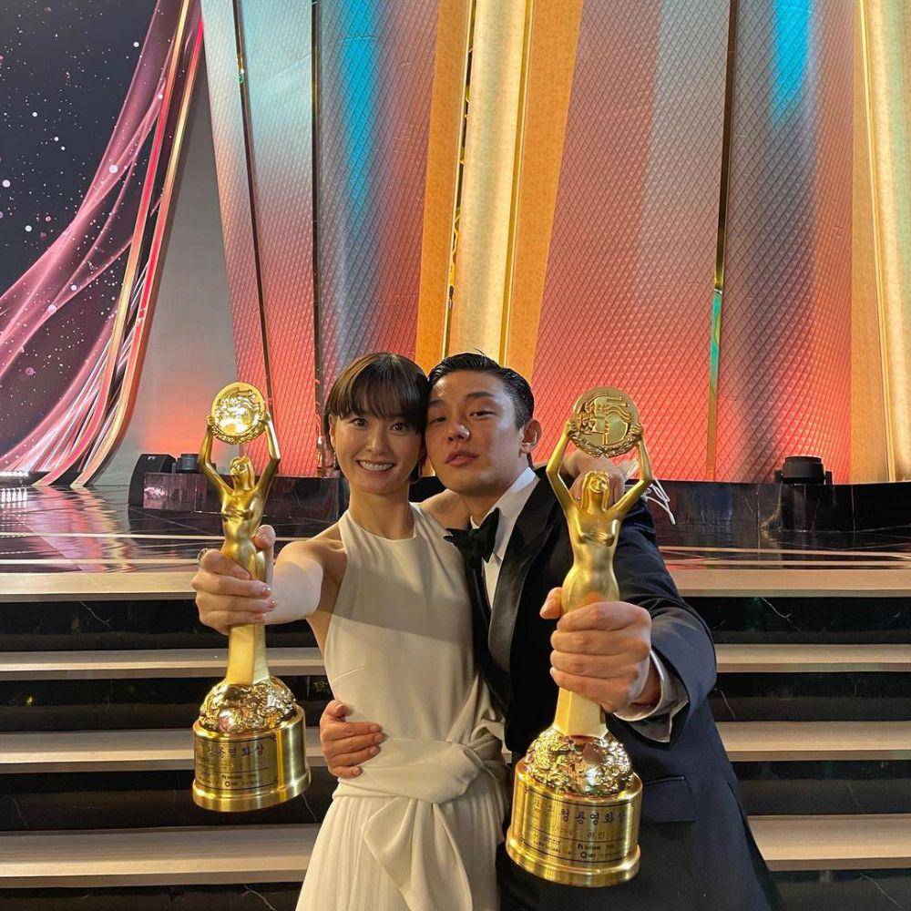 Potret kebersamaan Jung Yu Mi dan Yoo Ah In. (instagram.com/hongsick)