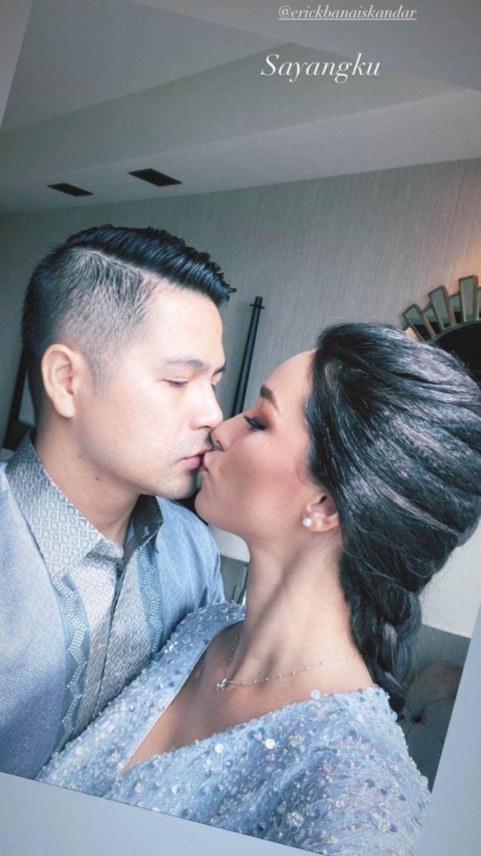 Erick Bana Iskandar dan Vanessa Iskandar di nikahan Vincent-Jedar (Instagram.com/vanessadiskandar/)