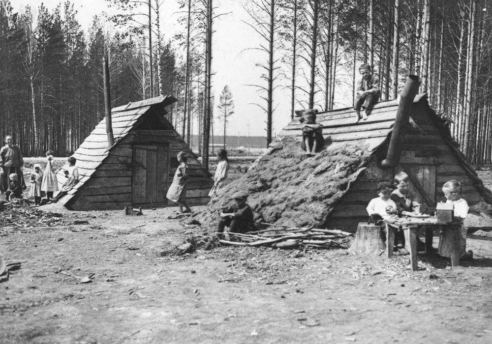 pondok para pemukim yang kembali setelah dideportasi (Archive Photo)