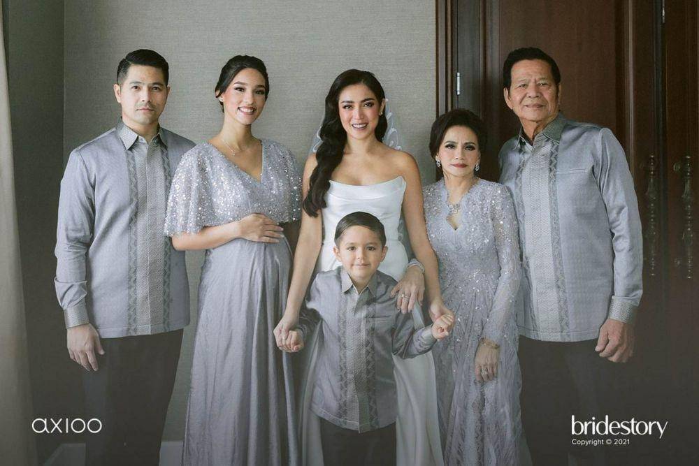 Erick Bana Iskandar dan Vanessa Iskandar di nikahan Vincent-Jedar (Axioo | Joe.setiawan | Dimarbrata via Instagram.com/inijedar/)