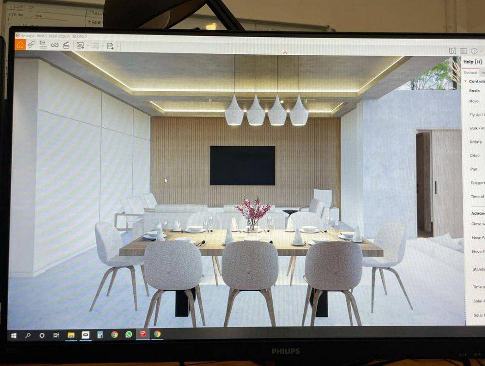 desain rumah Jessica Iskandar (Instagram.com/inijedar)