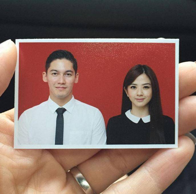 pas foto buku nikah artis (Instagram.com/frandaaa87)