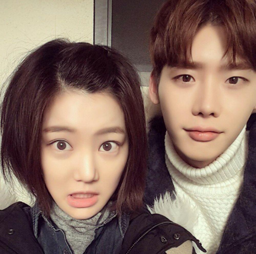 Lee Yoo Bi dan Lee Jong Suk di Pinocchio (instagram.com/yubi_190)