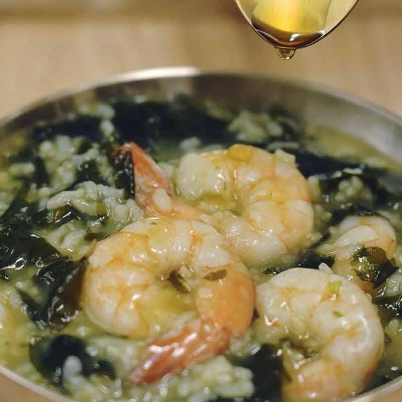 ilustrasi hidangan bubur rumput laut (instagram.com/funstaurant_kbs)
