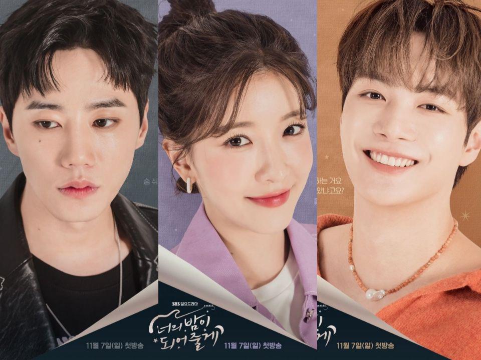 Colorful, 6 Poster Karakter Pemain Drama Let Me Be Your Knight