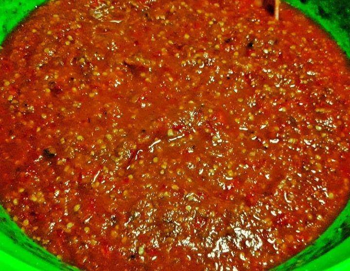 Potret sambal plecing khas Bali (Instagram.com/mapadakitchen)
