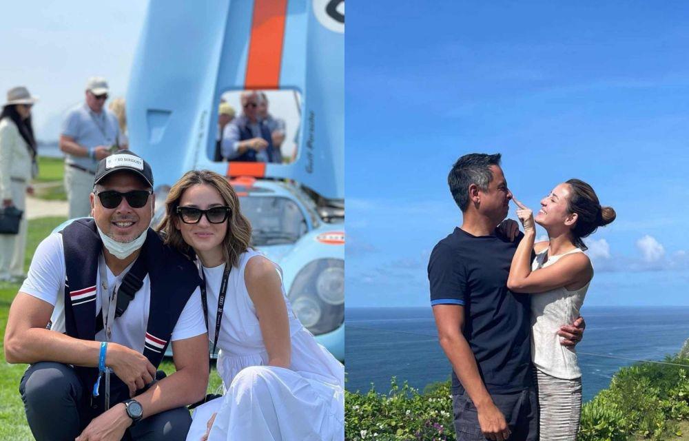 10 Kemesraan Julie Estelle dan David Tjipto, Lengket Bak Perangko