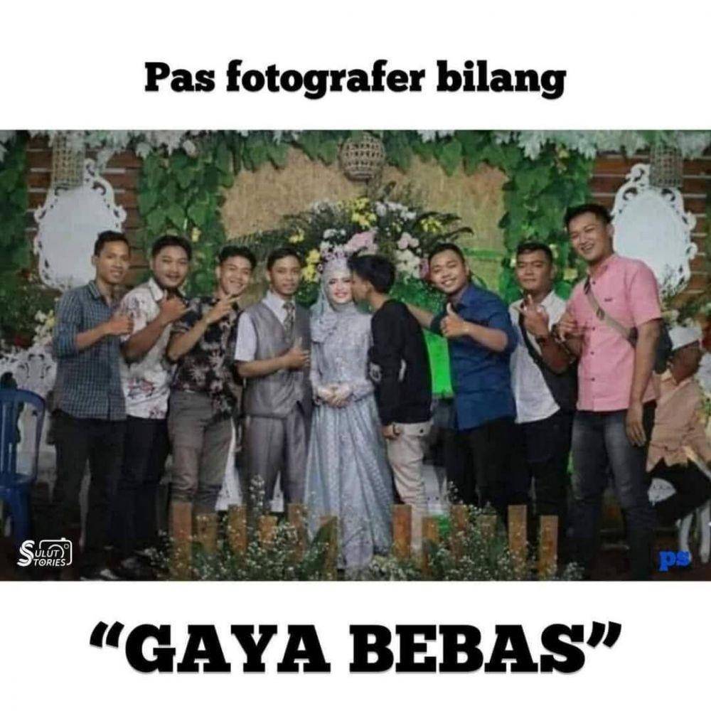 meme foto gaya bebas (instagram.com/masabodohah)