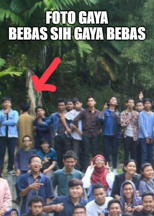 meme foto gaya bebas (twitter.com/asylvanoo)